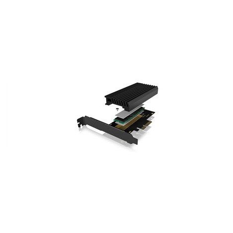 Icy Box IB-PCI214M2-HSL PCIe extension card Raidsonic | ICY BOX | PCIe card with M.2 M-Key socket for one M.2 NVMe SSD